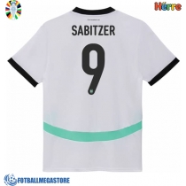 Fotballdrakt Herre Østerrike Marcel Sabitzer #9 Bortedrakt EM 2024 Kortermet